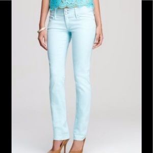 Lilly Pulitzer blue Worth straight jeans Size 0